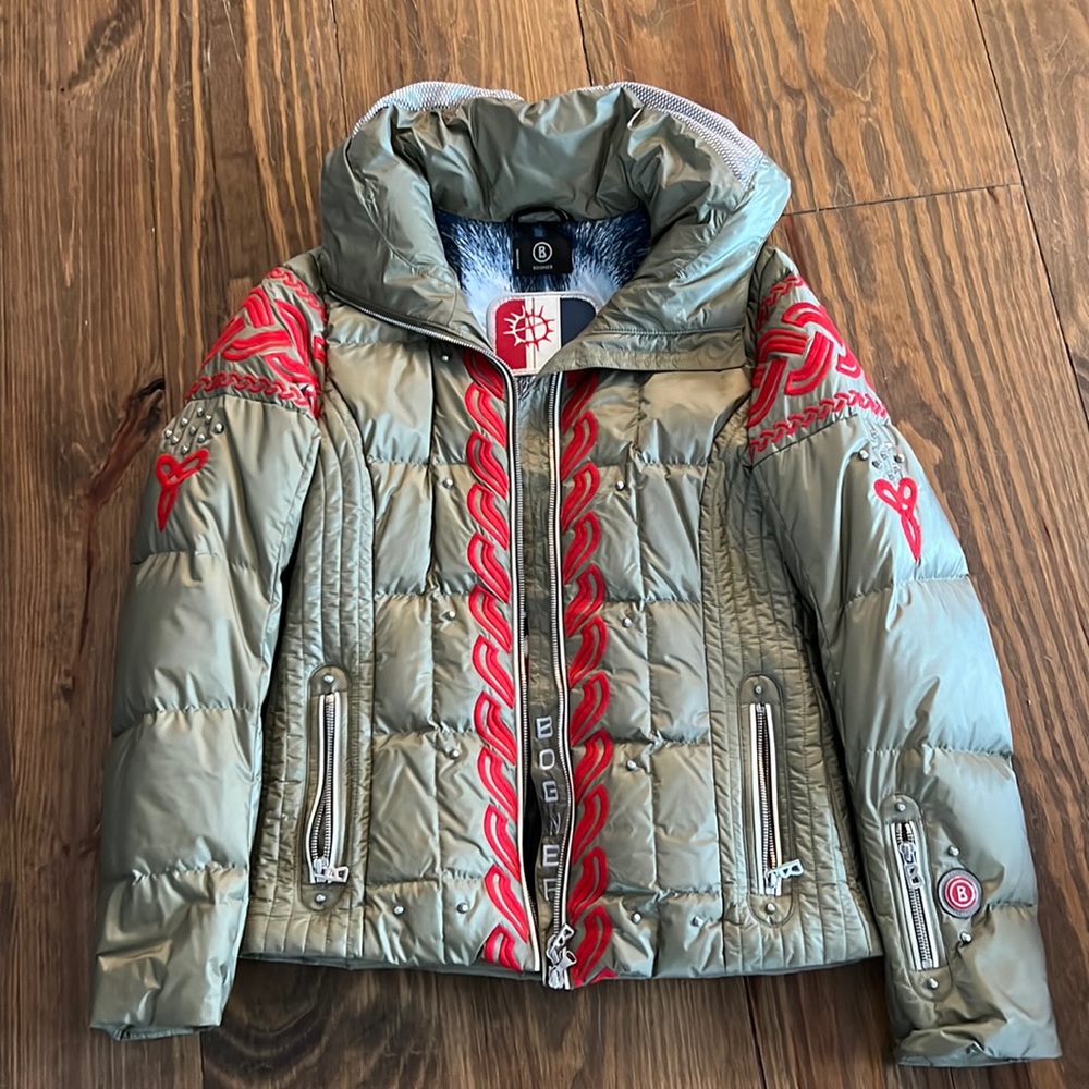 Bogner ski jacket with embroidery